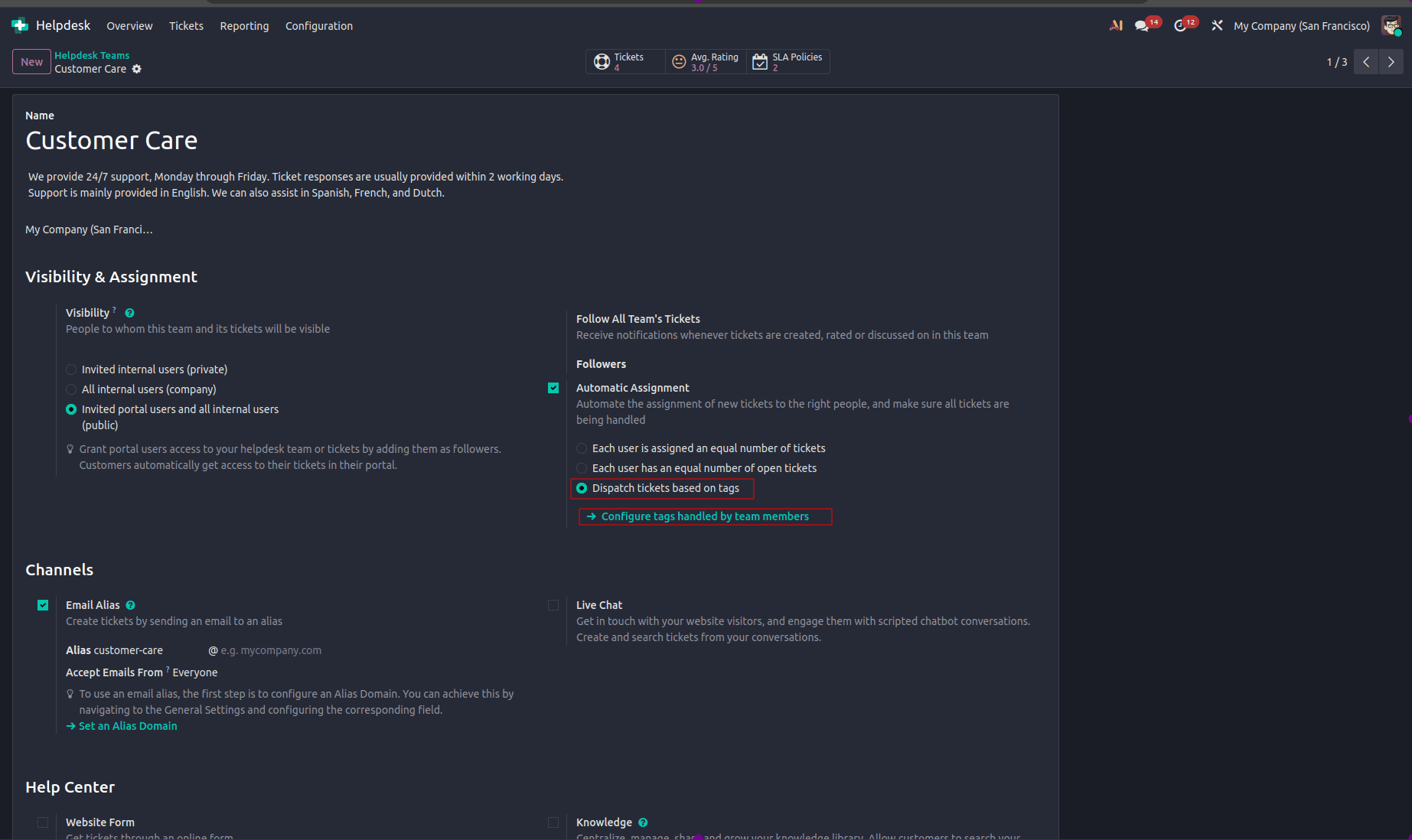 How to Automate Ticket Assignment in Odoo 19 Helpdesk-cybrosys