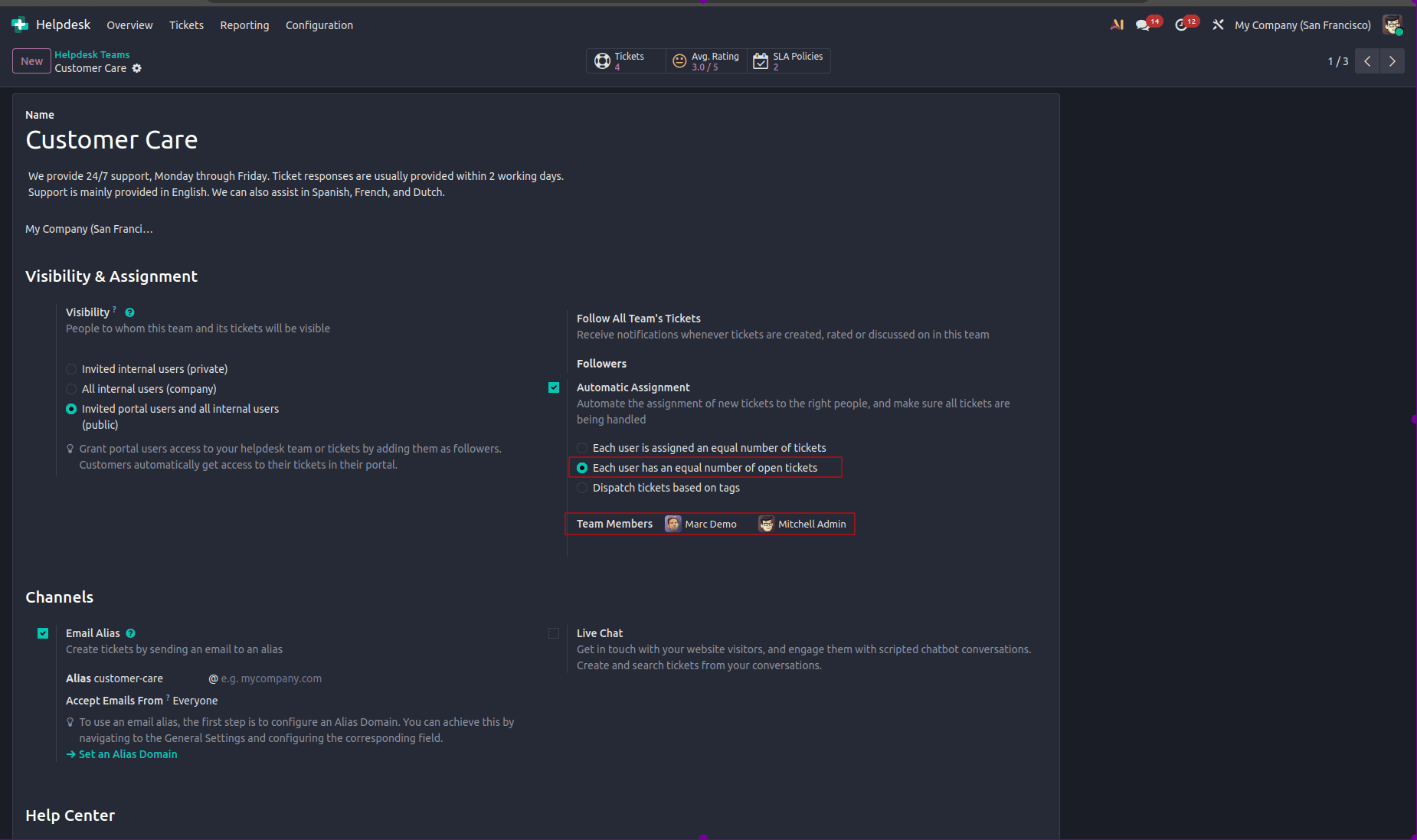 How to Automate Ticket Assignment in Odoo 19 Helpdesk-cybrosys