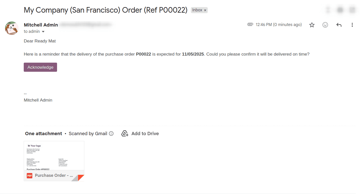 How to Automate Vendor Follow-Ups for Pending Deliveries in Odoo 19-cybrosys
