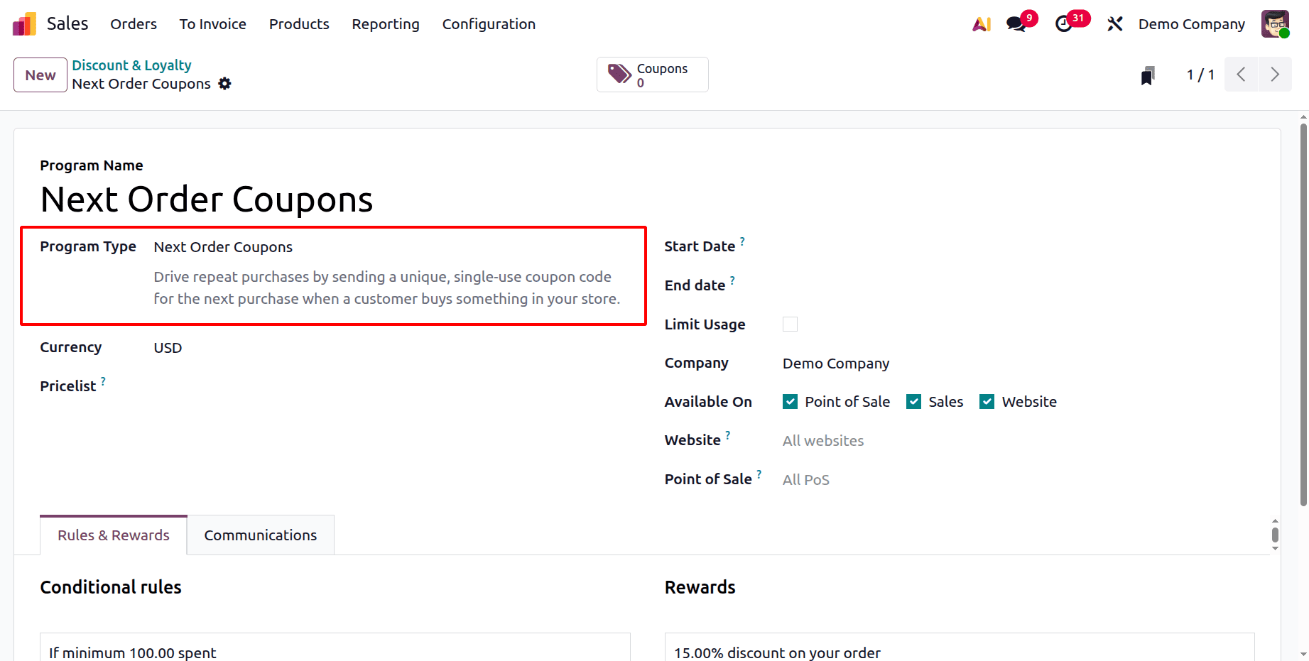How to Boost Sales with Odoo 19’s Powerful Promotion & Coupon Tools-cybrosys