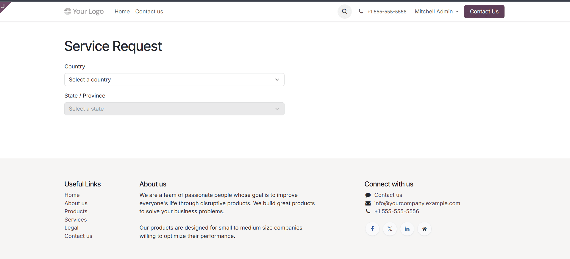 How to Build a Custom Dynamic Selection Field Component for Odoo 19 Website-cybrosys