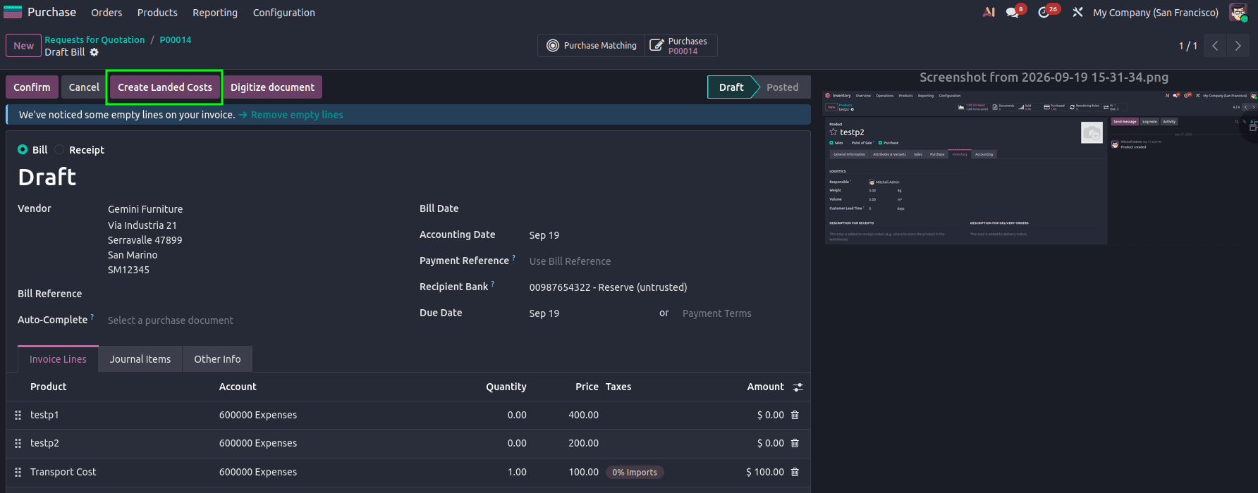 How to Build a Custom Landed Cost Allocation Engine in Odoo-cybrosys