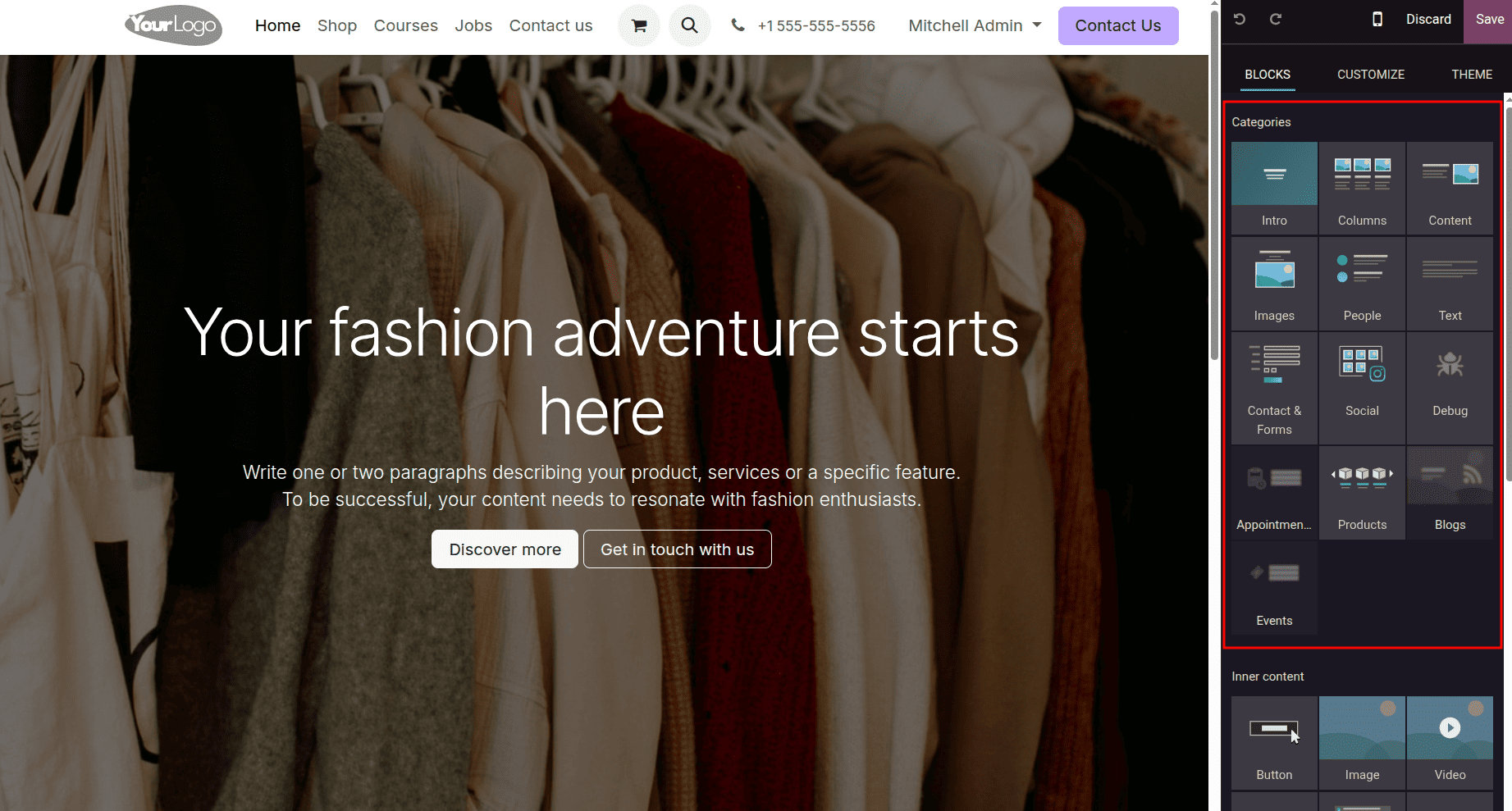 How to Build & Customize Your Website Using Odoo 18 Design Tool