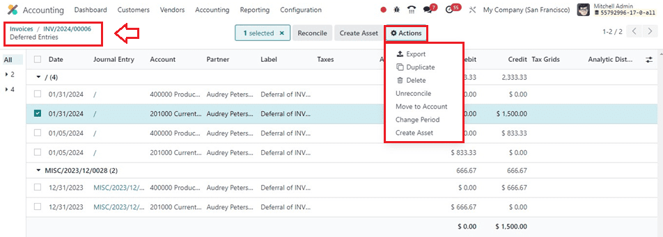 How to Calculate Deferred Income in Odoo 17 Accounting-cybrosys