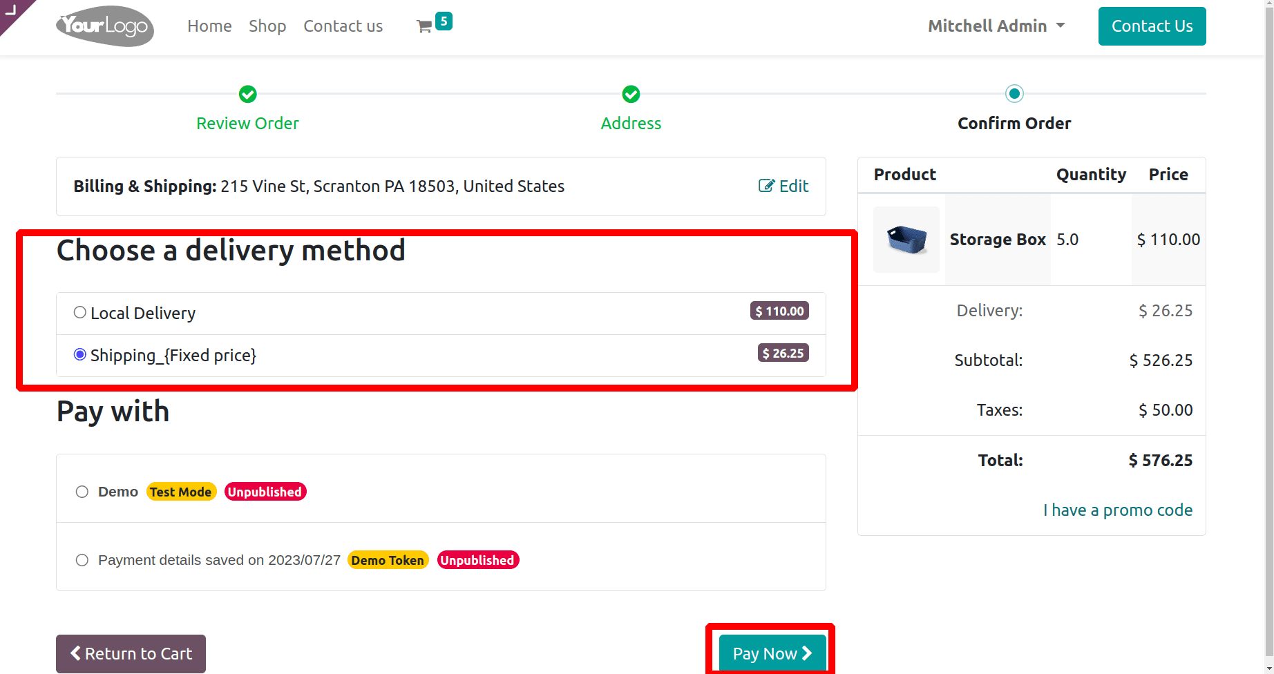 How to Calculate Shipping Charges for Online Sales Deliveries in Odoo 16 Website-cybrosys