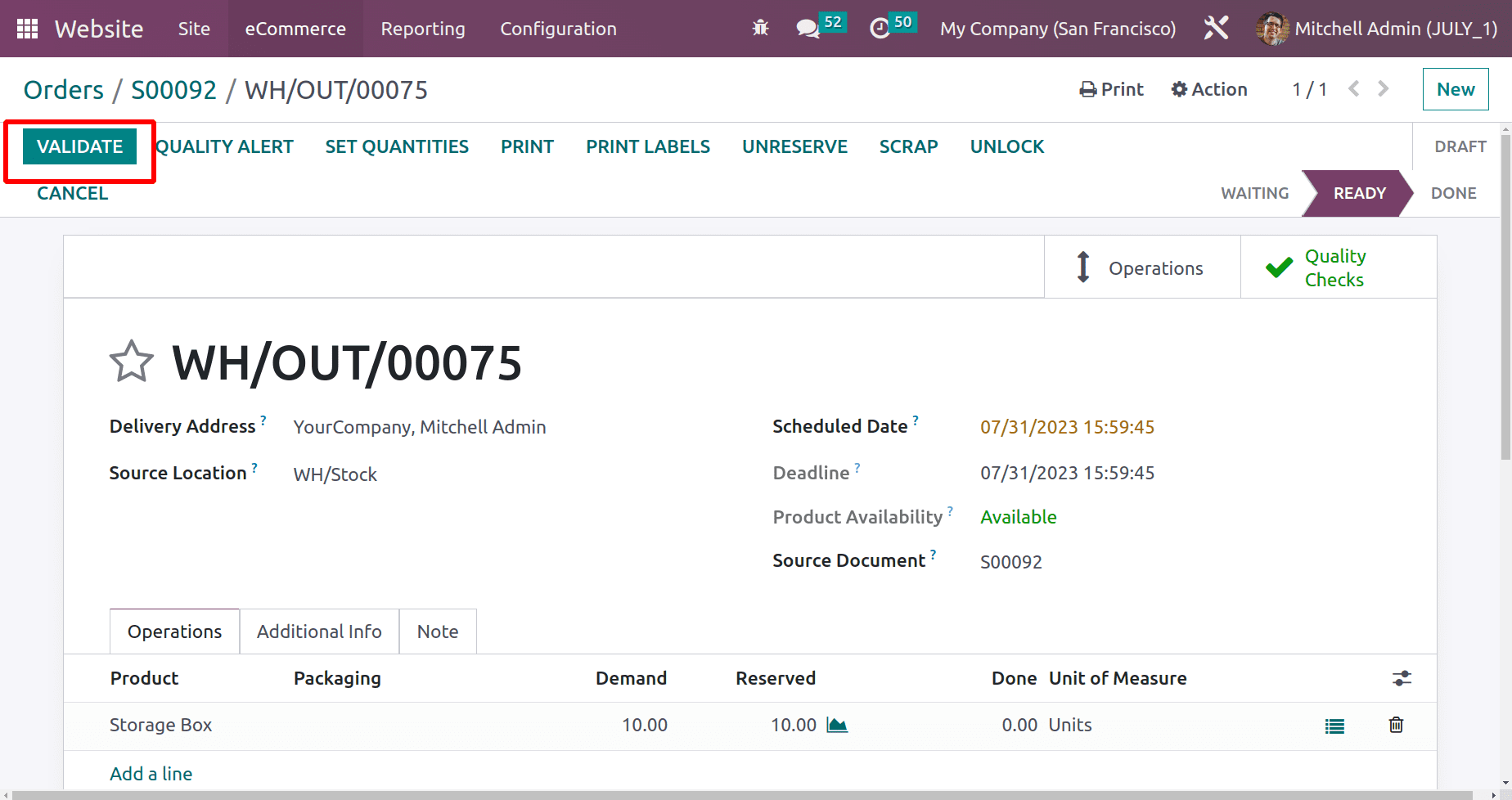 How to Calculate Shipping Charges for Online Sales Deliveries in Odoo 16 Website-cybrosys