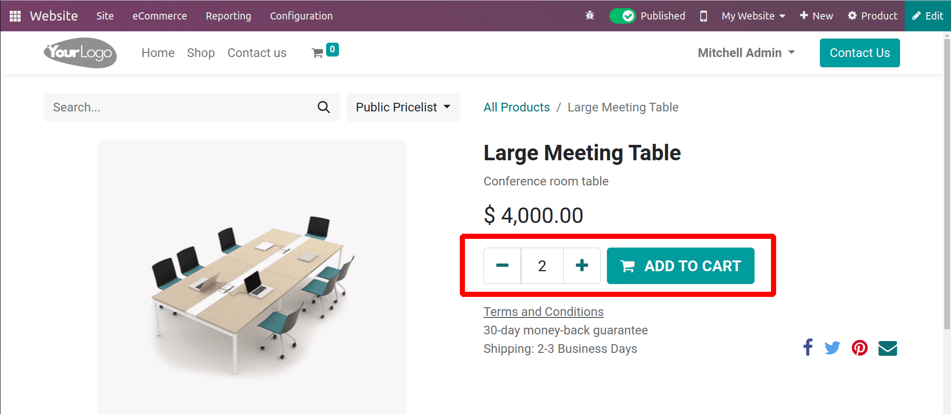 How to Calculate Shipping Charges for Online Sales Deliveries in Odoo 16 Website-cybrosys