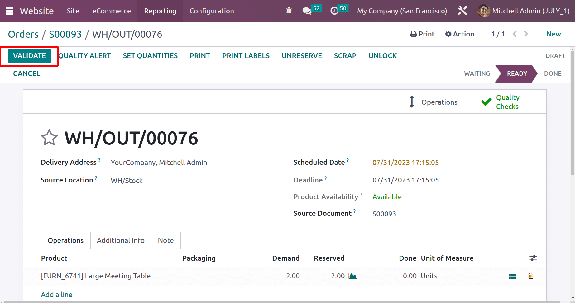 How to Calculate Shipping Charges for Online Sales Deliveries in Odoo 16 Website-cybrosys