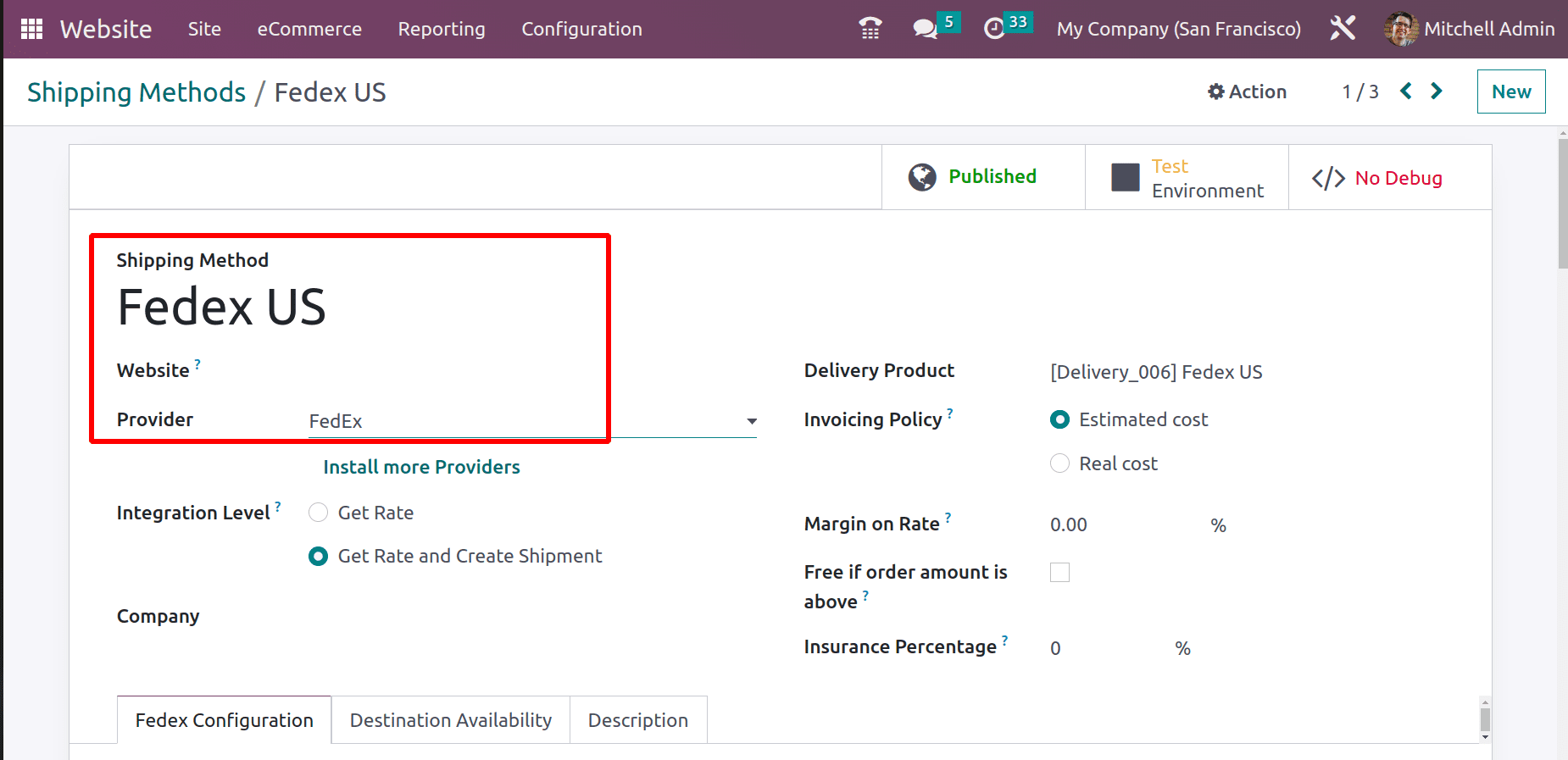 How to Calculate Shipping Charges for Online Sales Deliveries in Odoo 16 Website-cybrosys