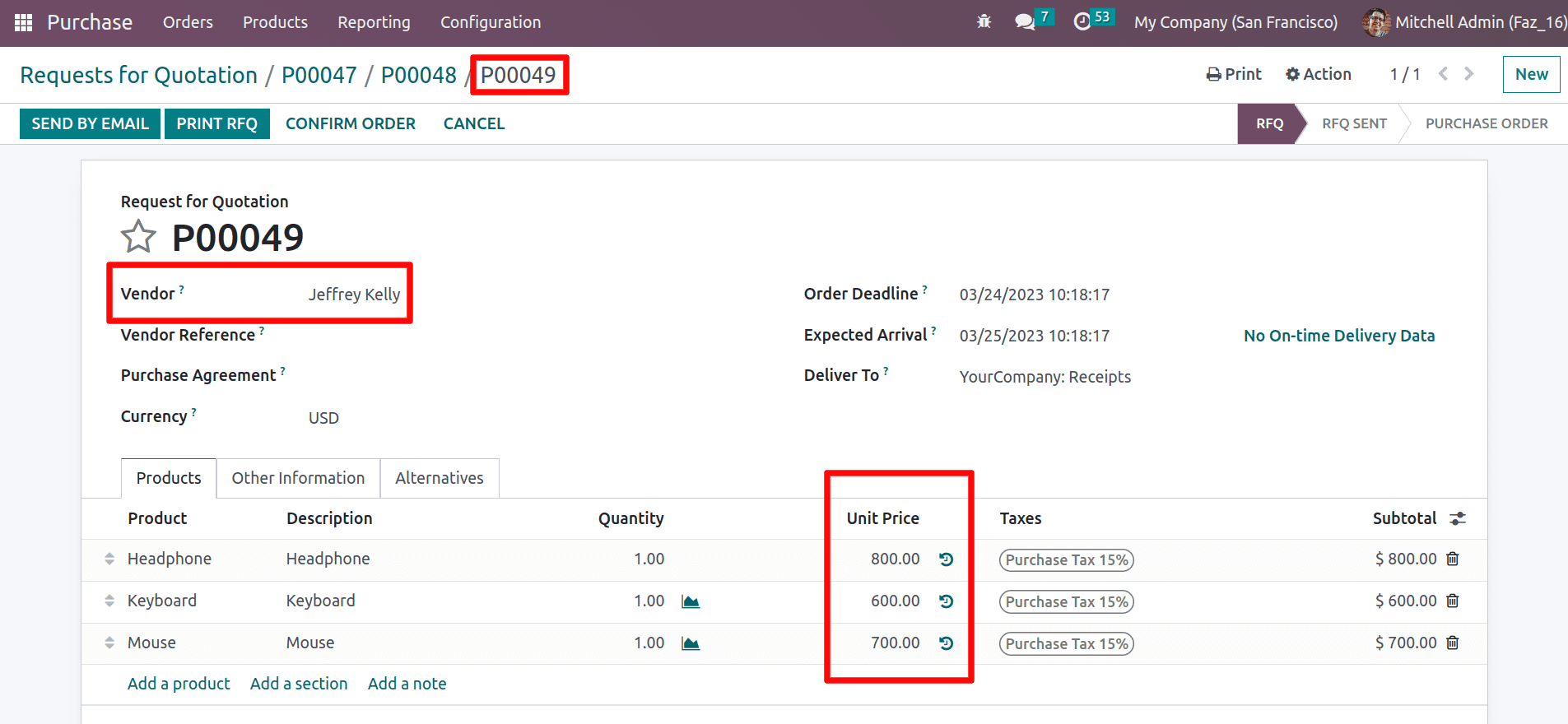 how-to-compare-rfq-lines-to-choose-fare-price-with-odoo-16-6-cybrosys