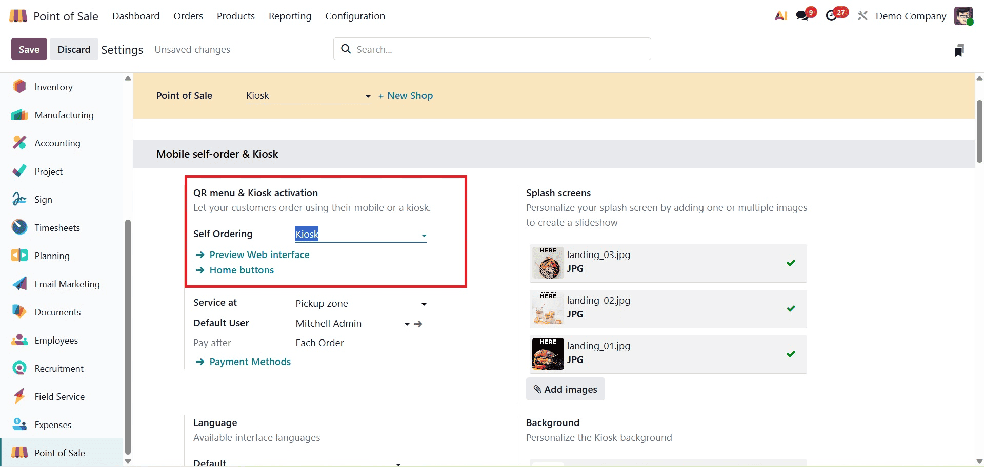 How to Configure a Bar and Restaurant in Odoo 19 POS-cybrosys