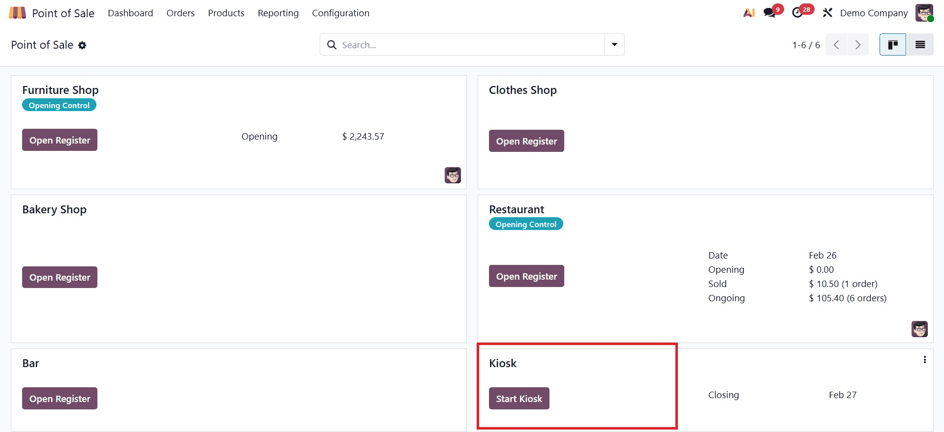 How to Configure a Bar and Restaurant in Odoo 19 POS-cybrosys