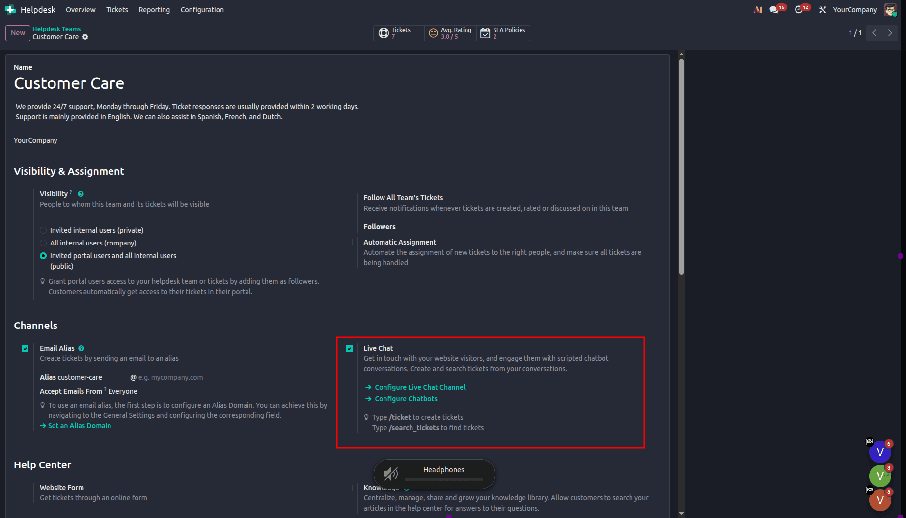 How to Configure a Chatbot for Your Helpdesk in Odoo 19-cybrosys