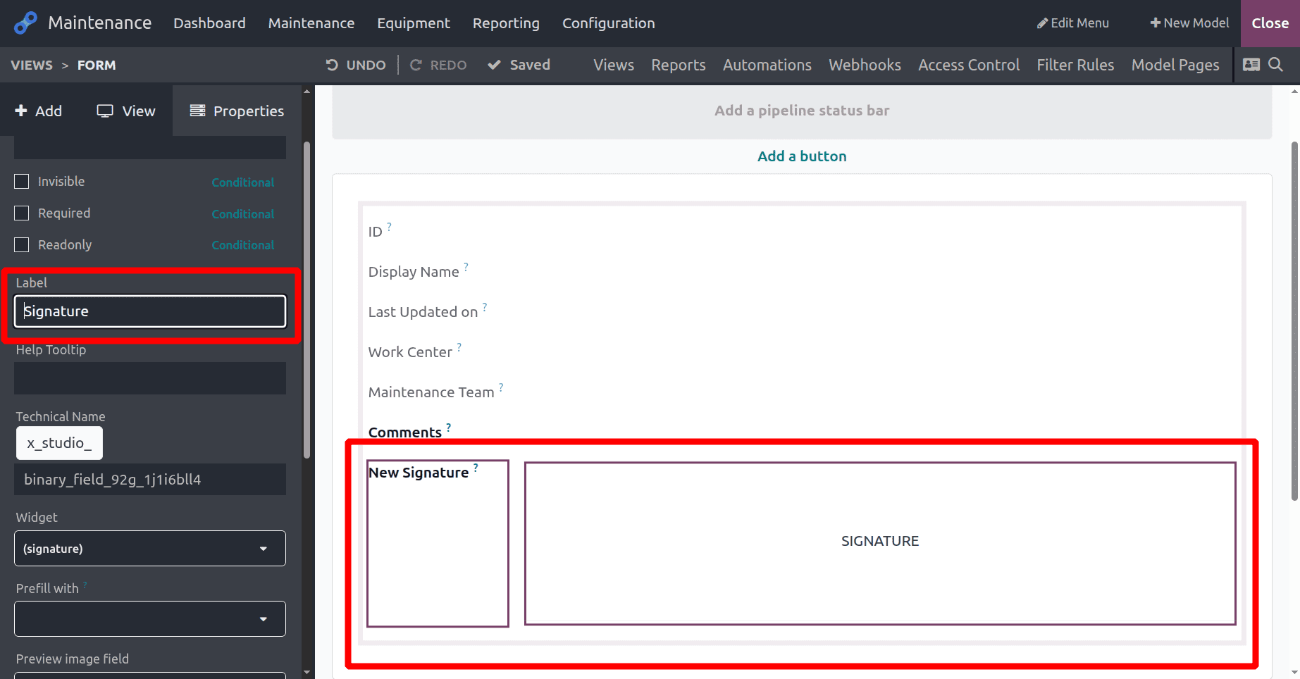 How to Configure a Custom Worksheet Template for Odoo 18 Maintenance-cybrosys