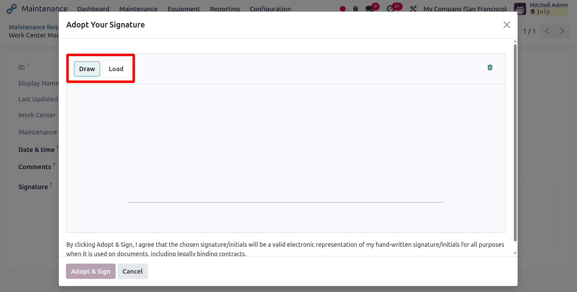 How to Configure a Custom Worksheet Template for Odoo 18 Maintenance-cybrosys