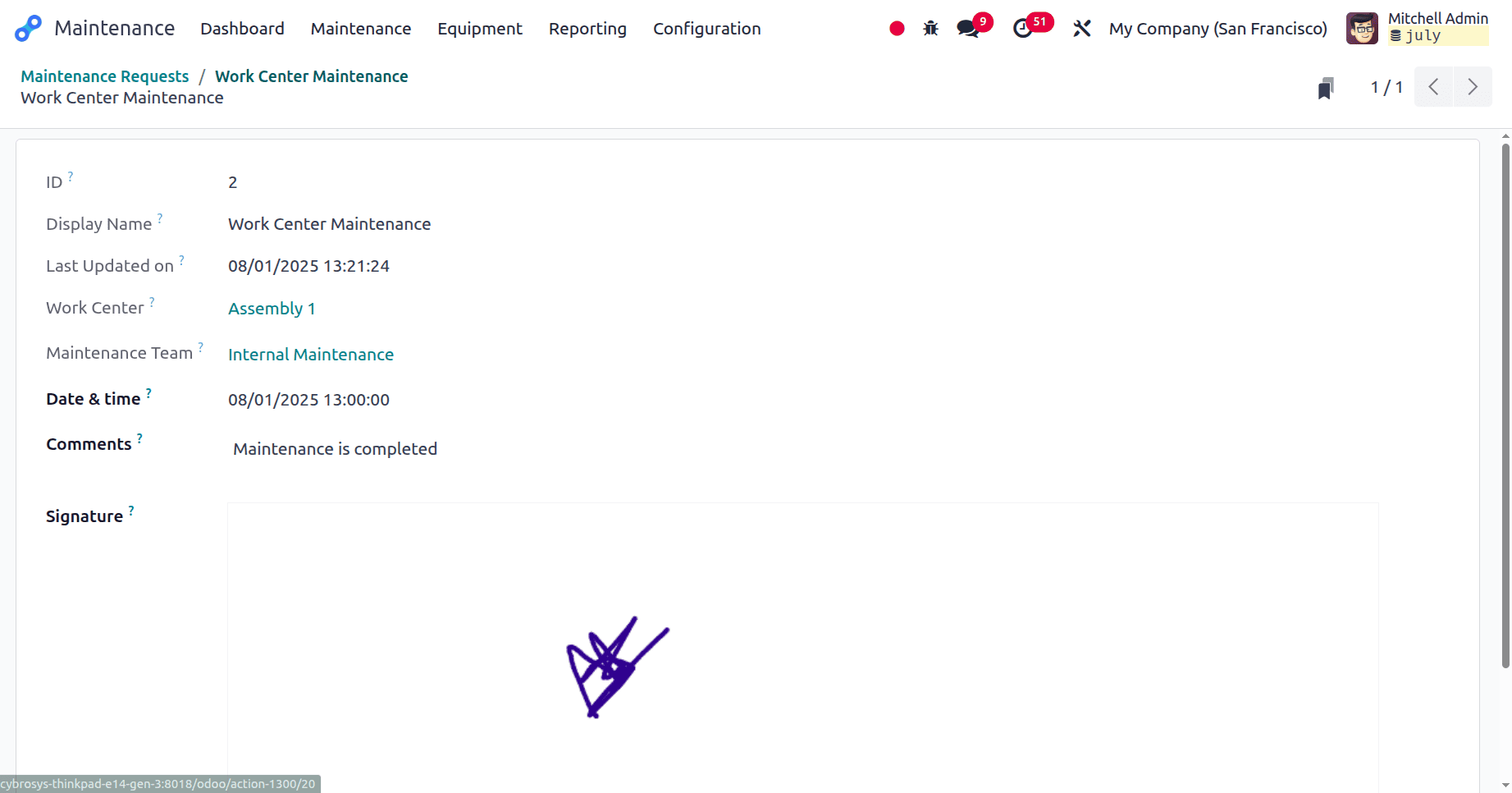 How to Configure a Custom Worksheet Template for Odoo 18 Maintenance-cybrosys