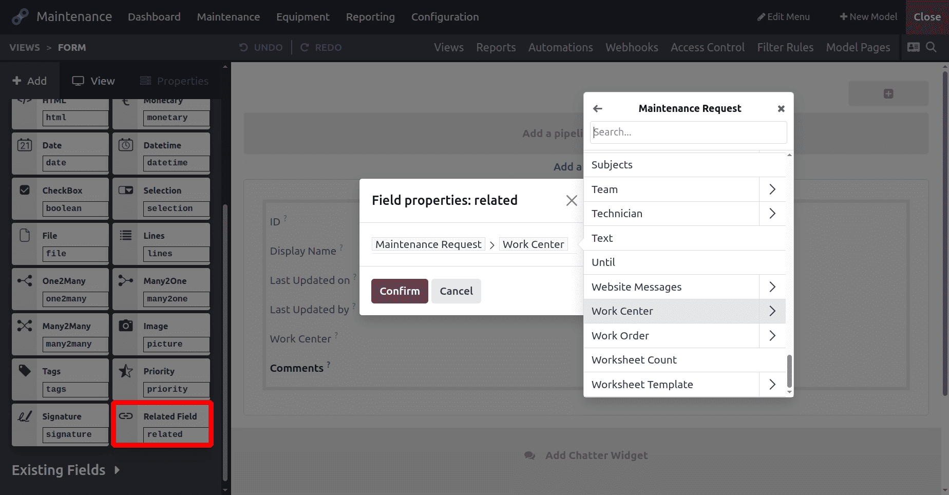 How to Configure a Custom Worksheet Template for Odoo 18 Maintenance-cybrosys