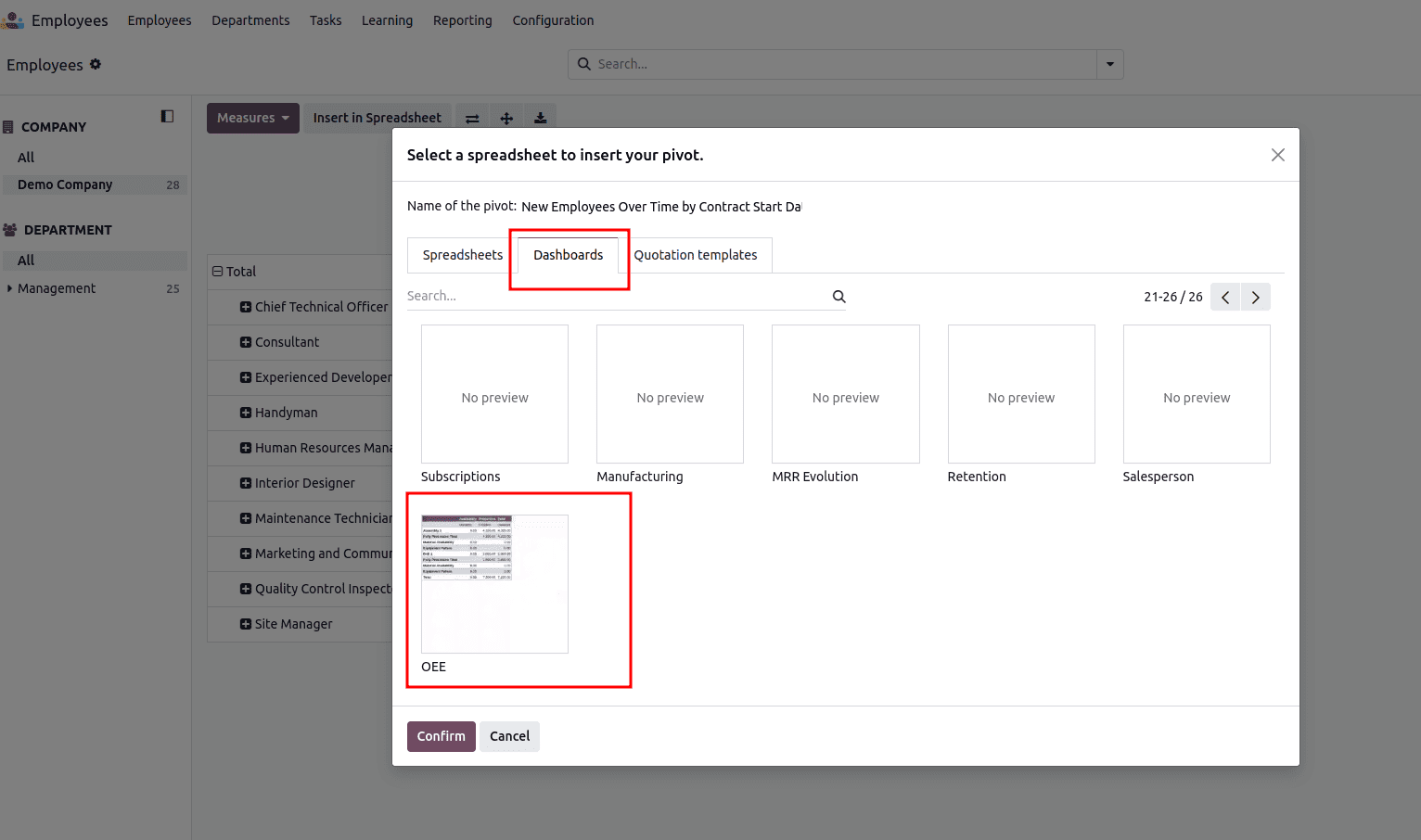 How to Configure a Dashboard with Odoo 18-cybrosys
