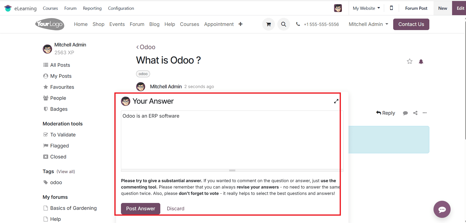 How to Configure a Forum in Odoo 18-cybrosys
