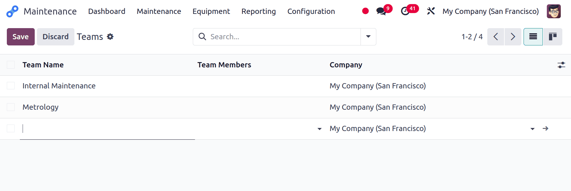 How to Configure a Maintenance Stages and Maintenance Team in Odoo 18-cybrosys