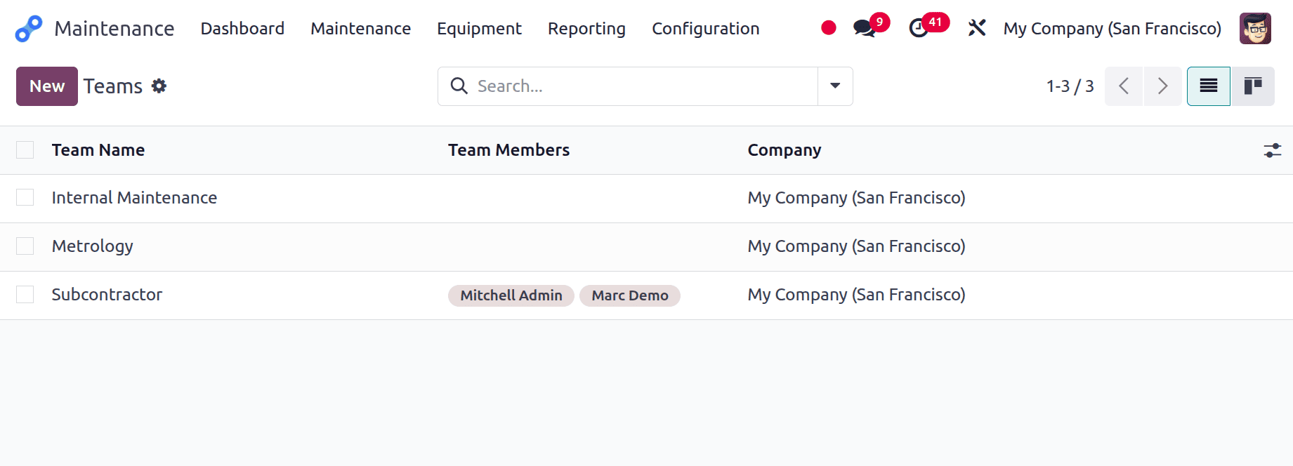 How to Configure a Maintenance Stages and Maintenance Team in Odoo 18-cybrosys