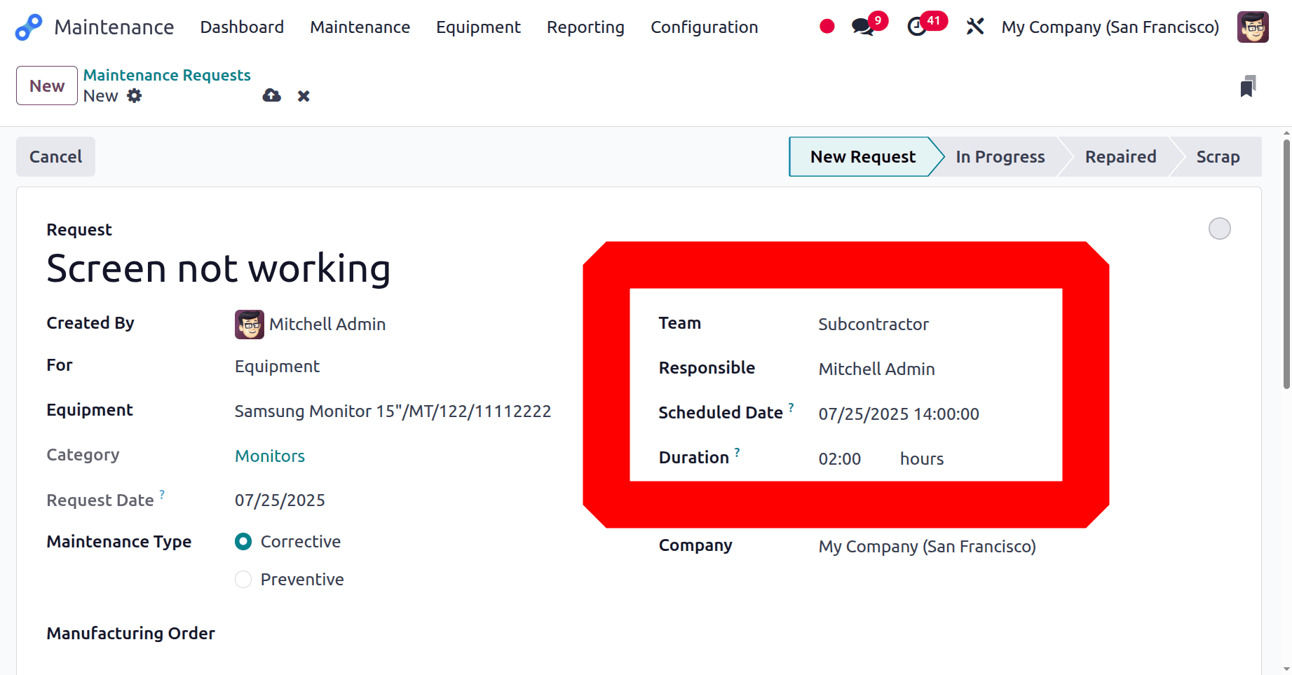 How to Configure a Maintenance Stages and Maintenance Team in Odoo 18-cybrosys