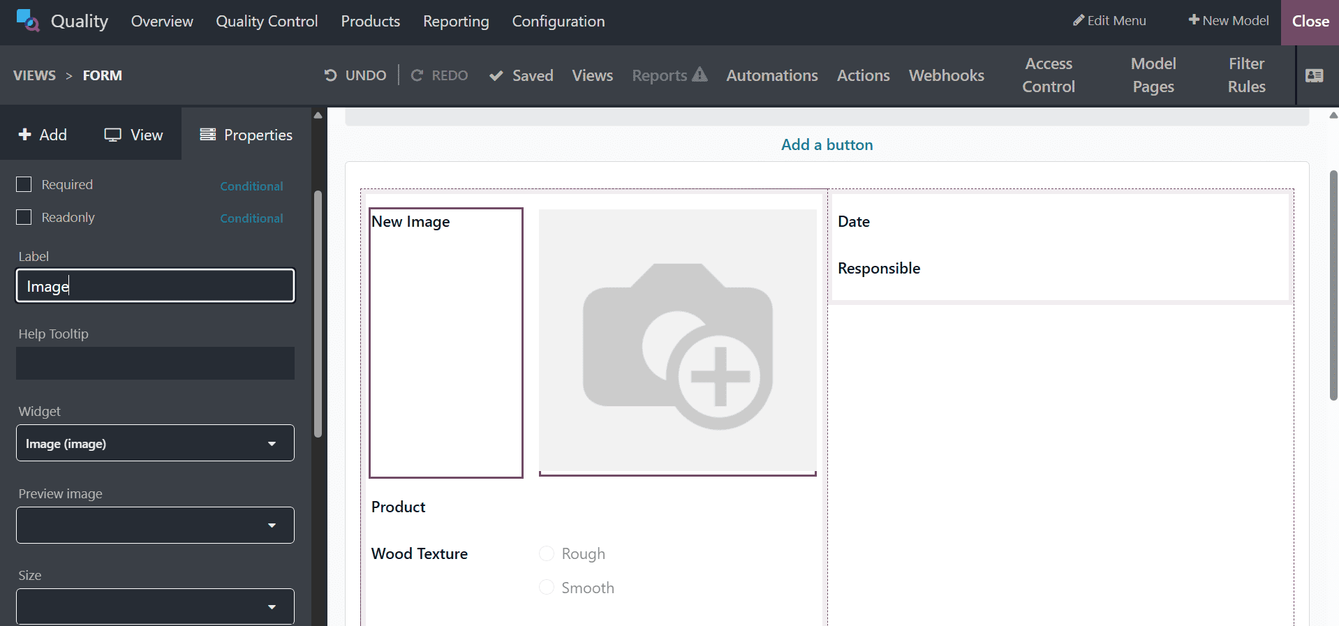How to Configure a Quality Worksheet Template in Odoo 18 Quality Module-cybrosys