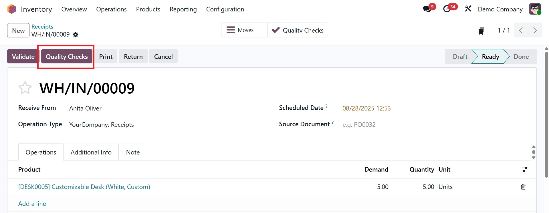 How to Configure a Quality Worksheet Template in Odoo 18 Quality Module-cybrosys