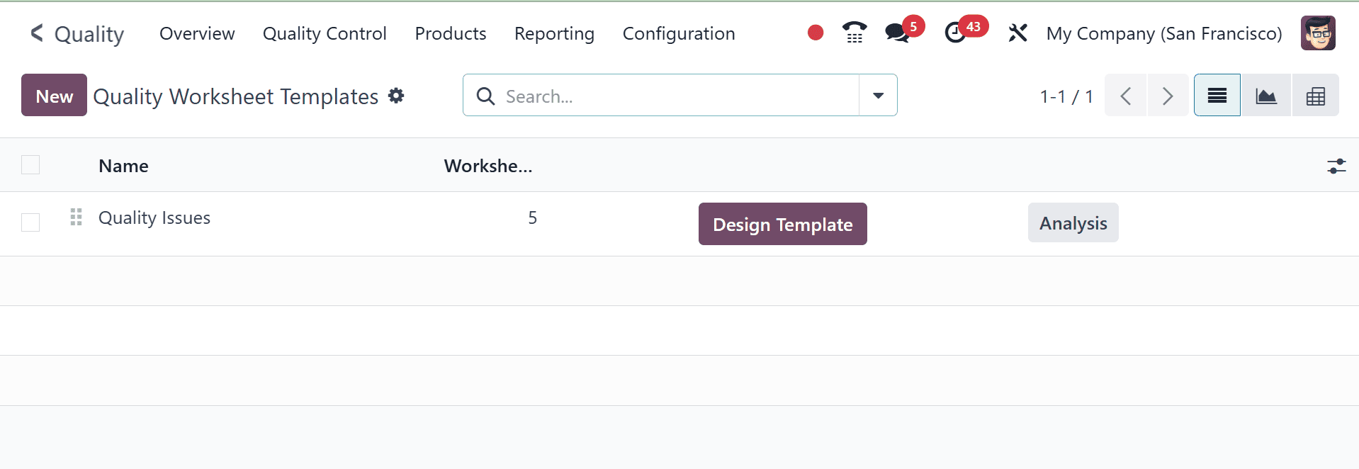 How to Configure a Quality Worksheet Template in Odoo 18 Quality Module-cybrosys