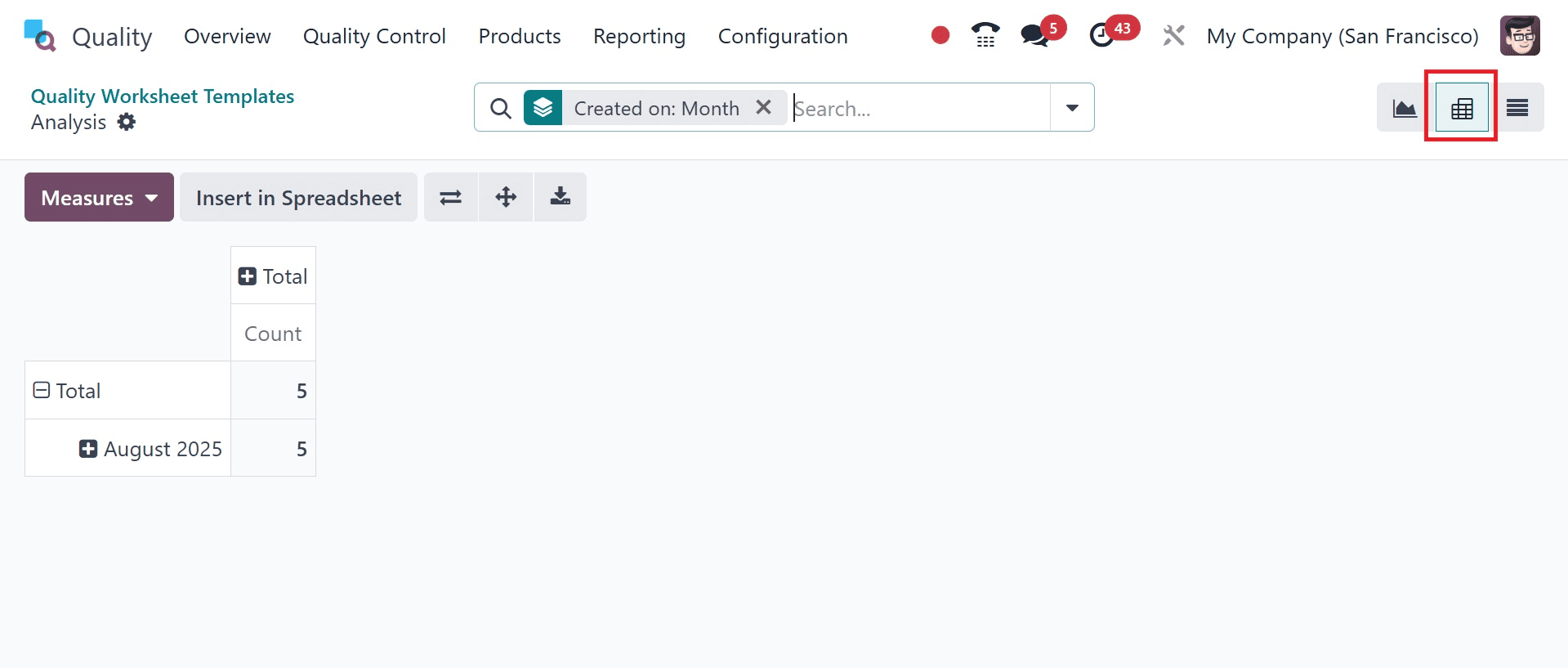 How to Configure a Quality Worksheet Template in Odoo 18 Quality Module-cybrosys