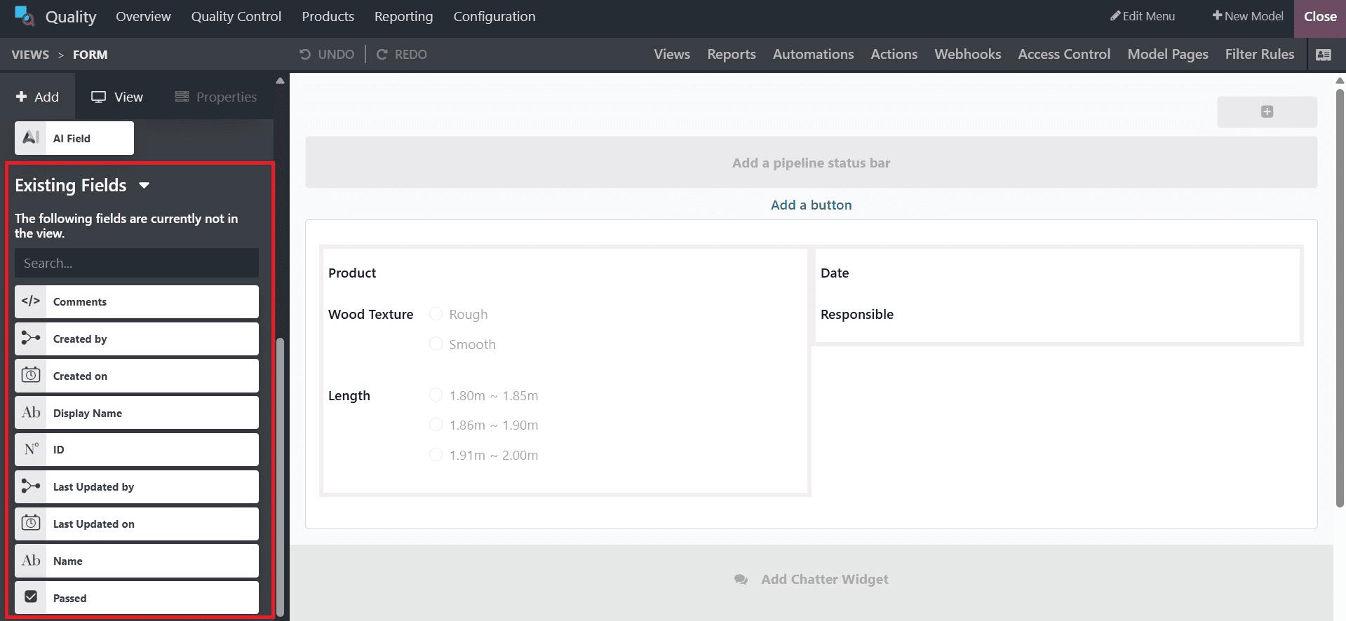 How to Configure a Quality Worksheet Template in Odoo 18 Quality Module-cybrosys