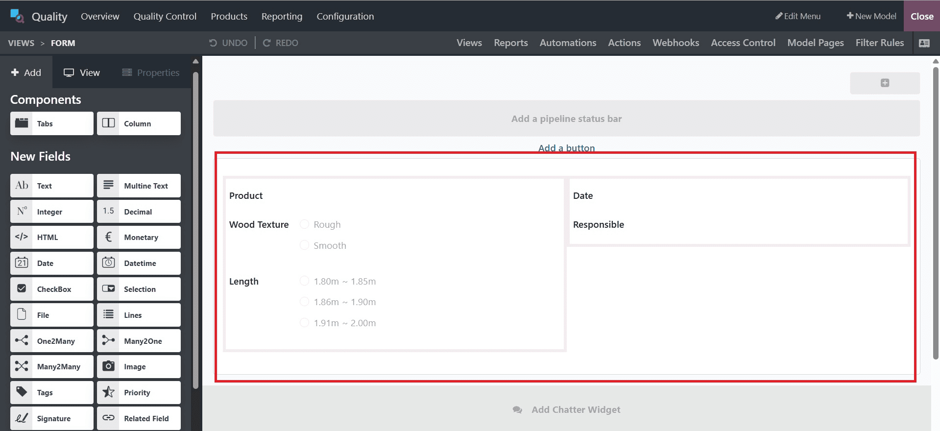 How to Configure a Quality Worksheet Template in Odoo 18 Quality Module-cybrosys
