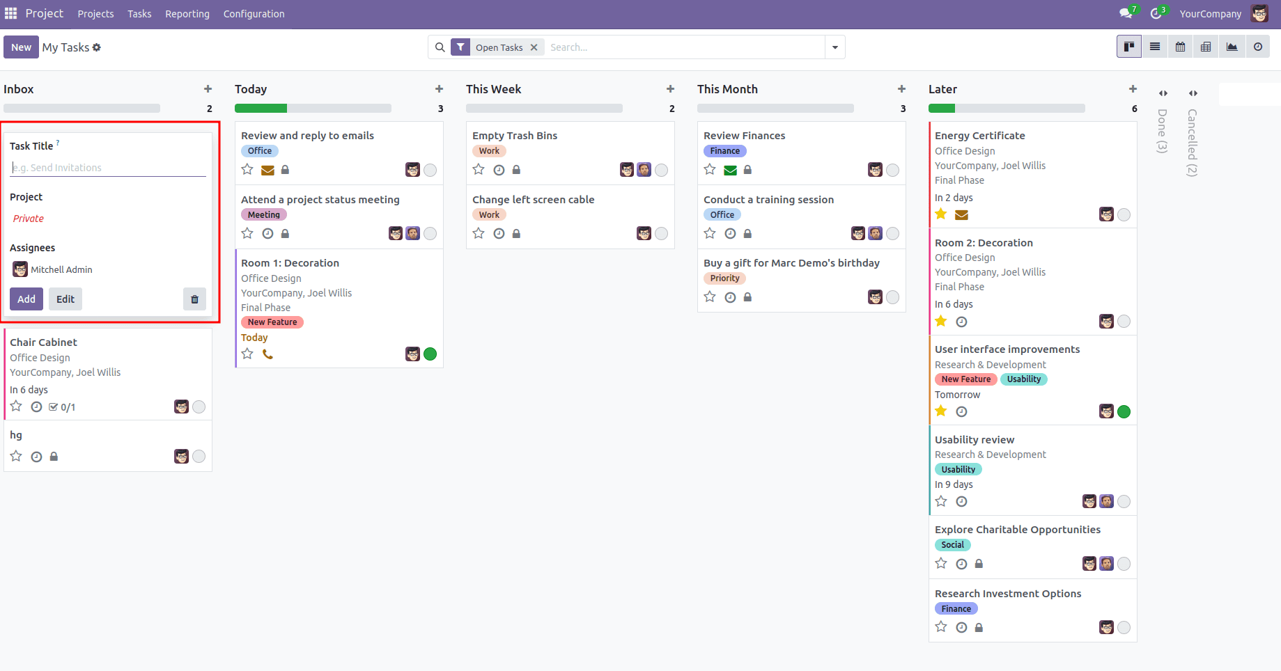 How to Configure Advanced Kanban View in Odoo 18-cybrosys