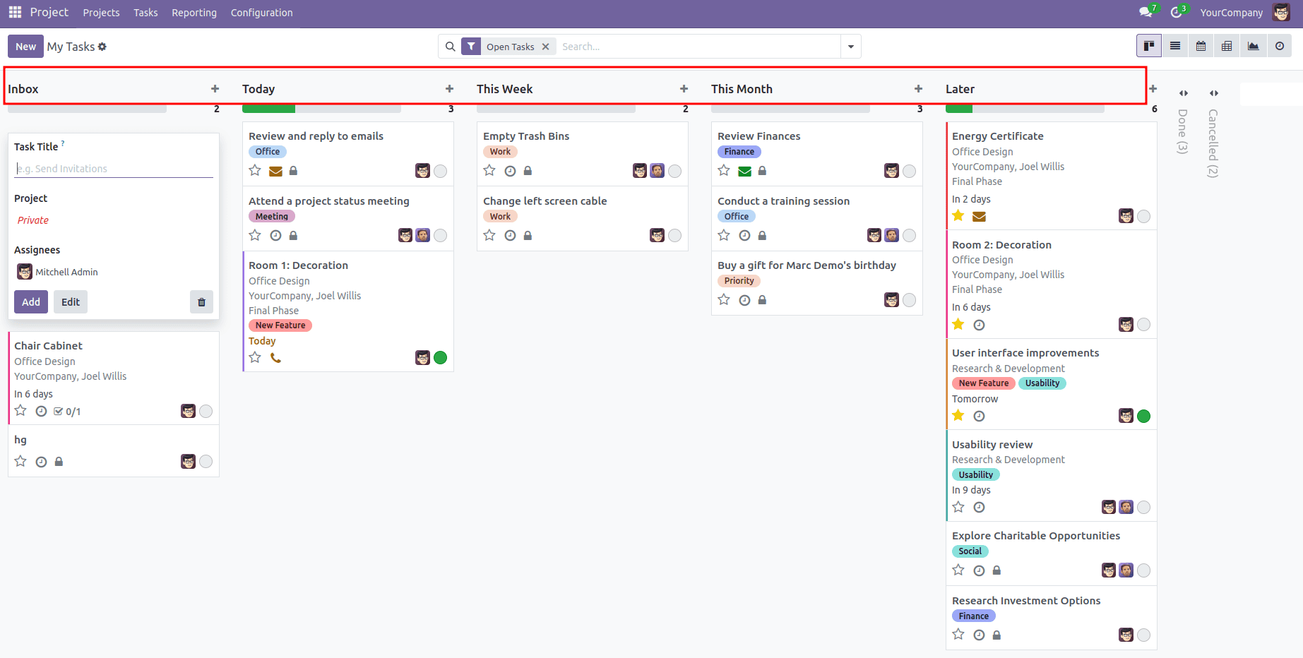 How to Configure Advanced Kanban View in Odoo 18-cybrosys