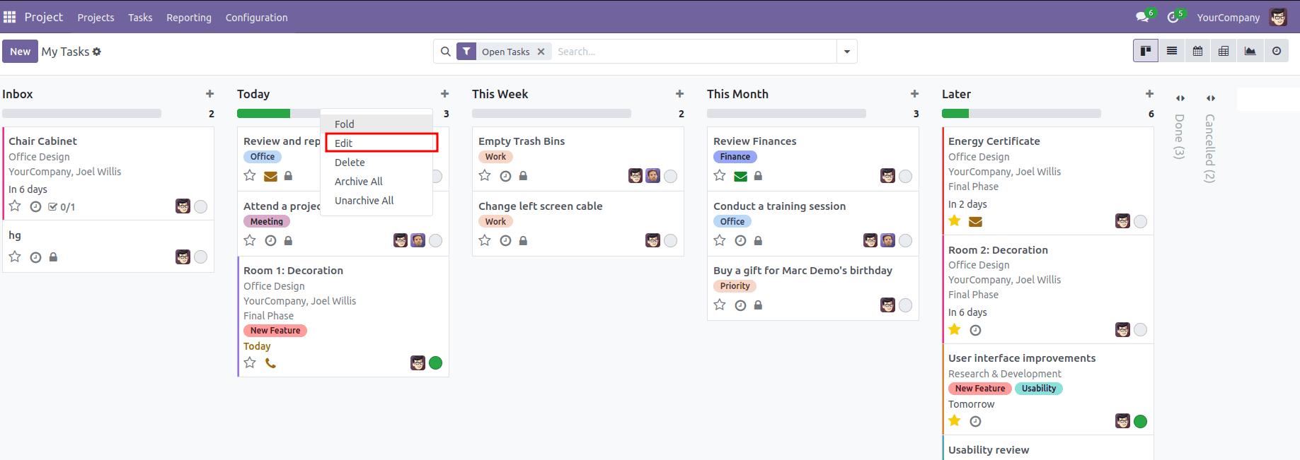 How to Configure Advanced Kanban View in Odoo 18-cybrosys