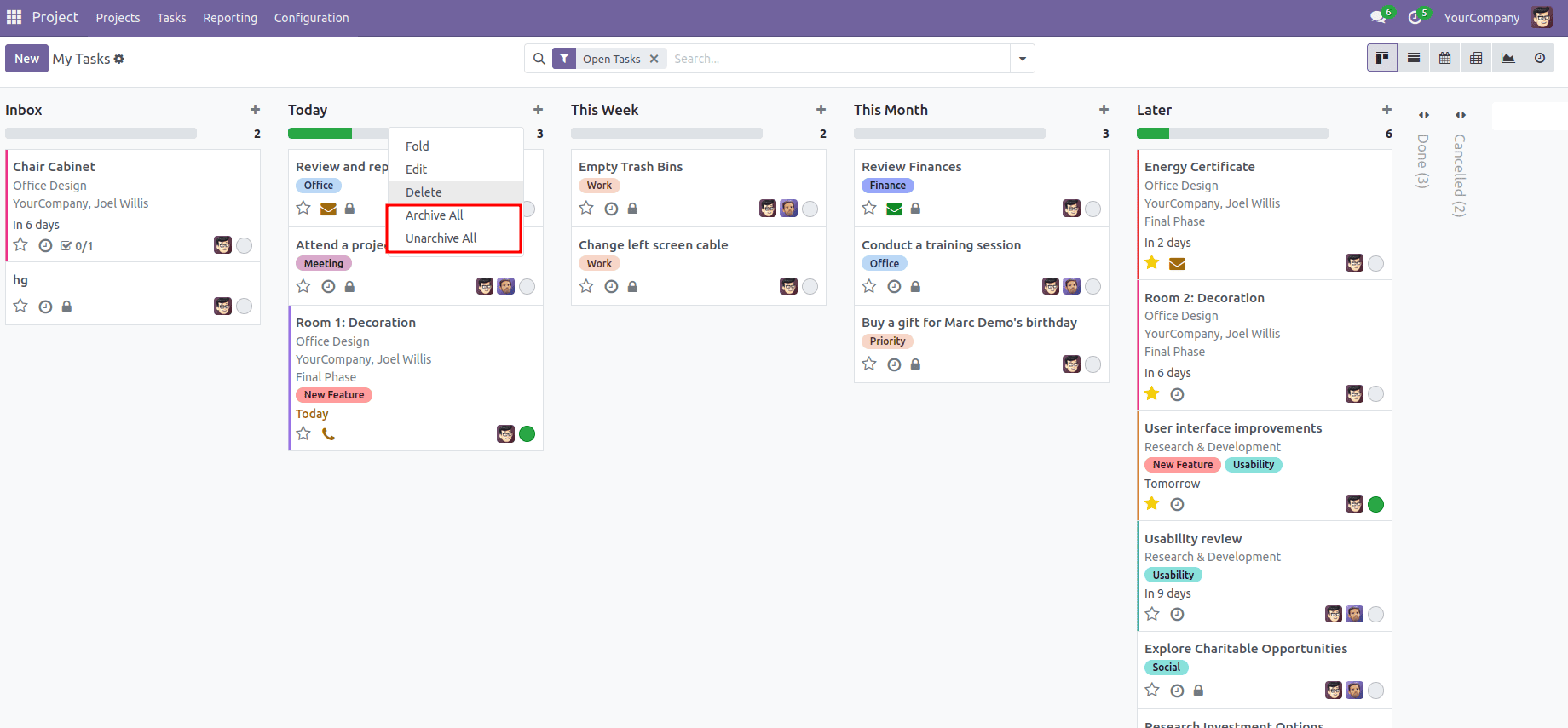 How to Configure Advanced Kanban View in Odoo 18-cybrosys
