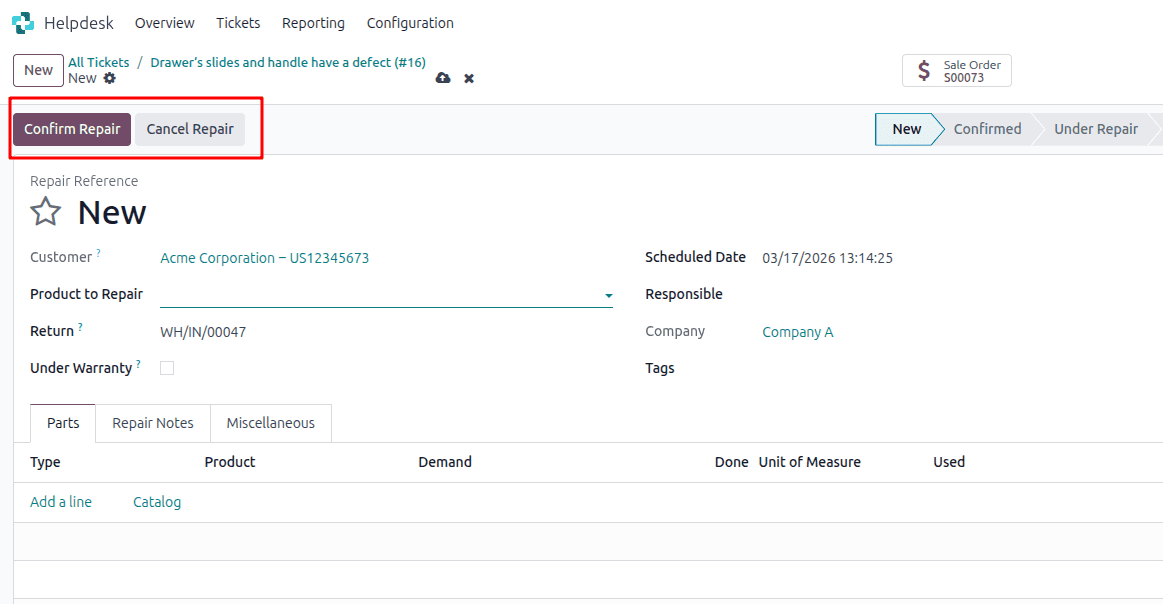 How to Configure After-Sales Services in Odoo 18 Helpdesk-cybrosys