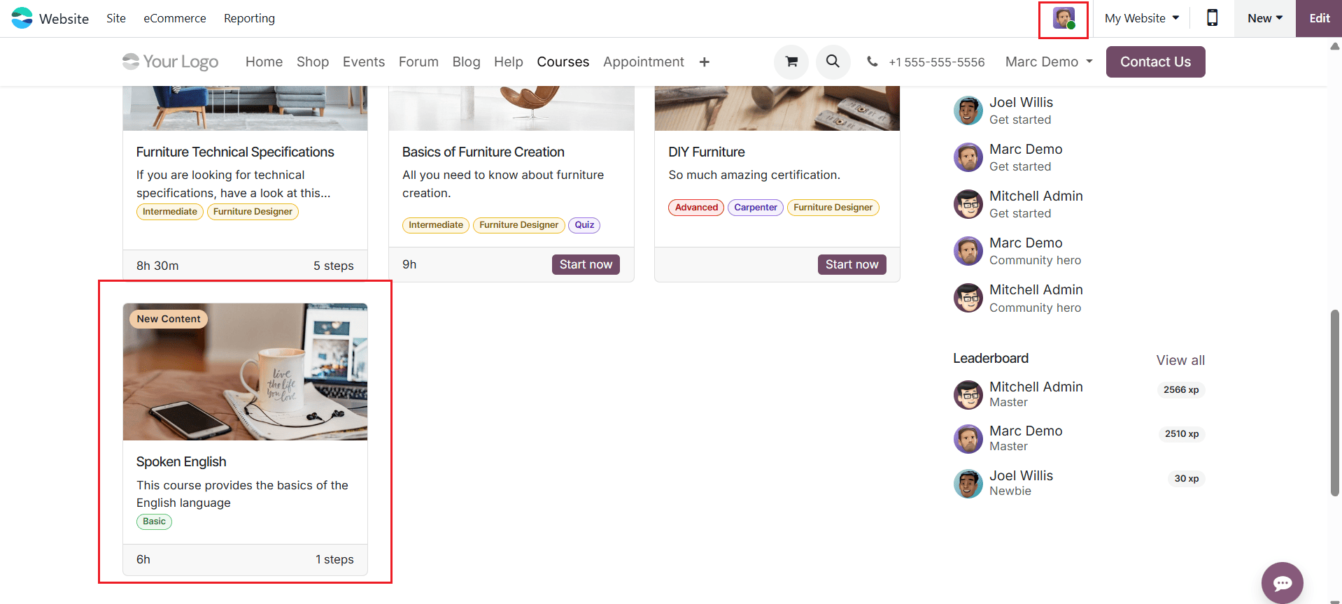 How to Configure an E-Learning Course in Odoo 19-cybrosys
