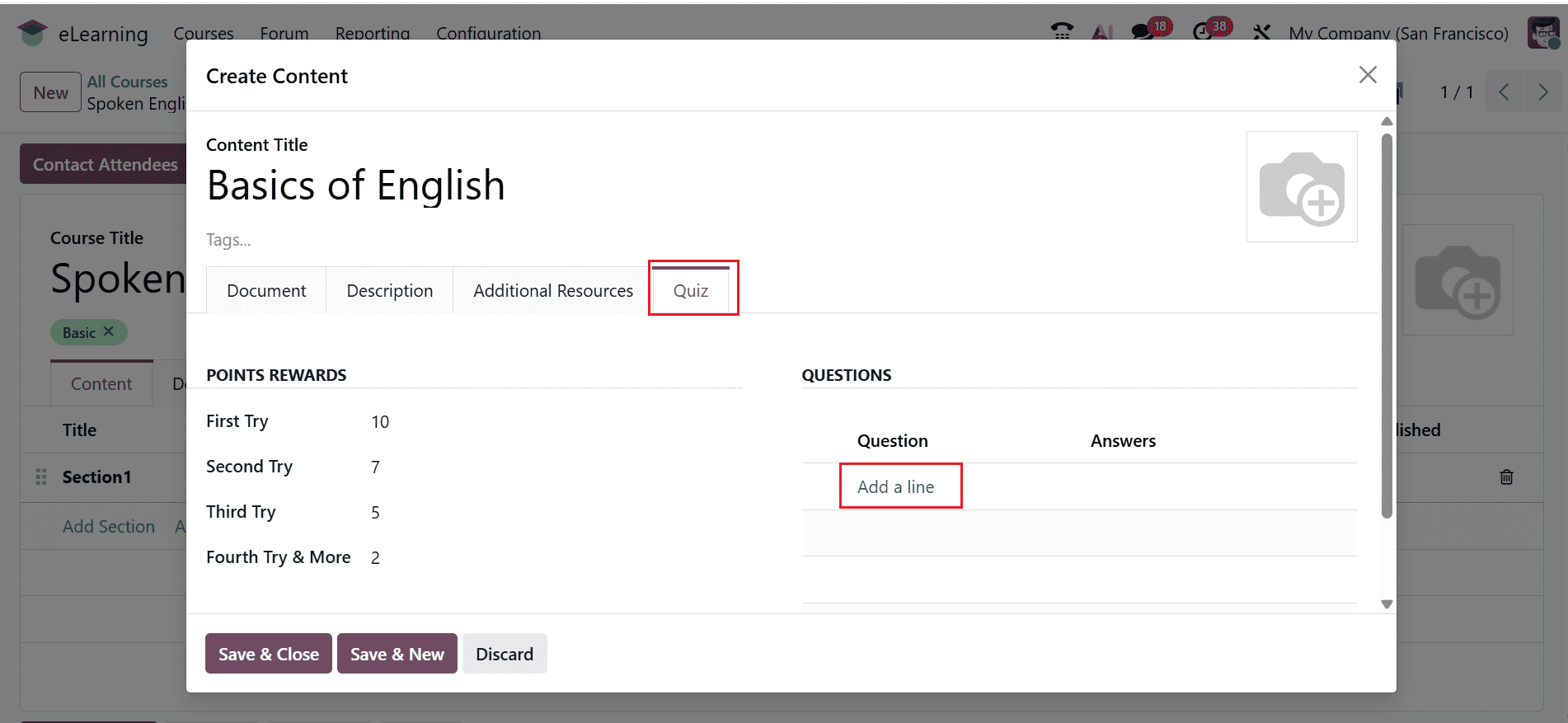 How to Configure an E-Learning Course in Odoo 19-cybrosys