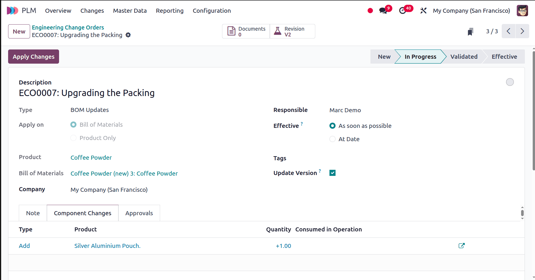 How to Configure and Manage ECO Approvals on ECO Stages in Odoo 18-cybrosys