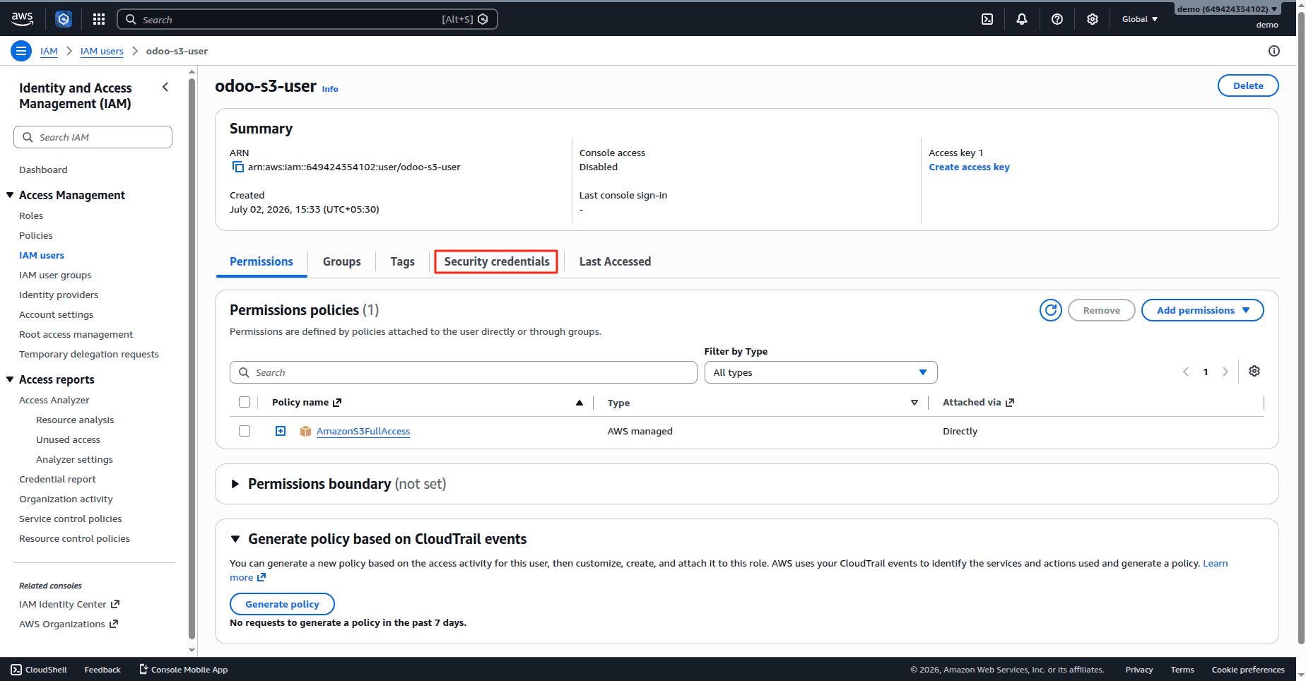 How to Configure and Use Amazon S3 Connector in Odoo-cybrosys