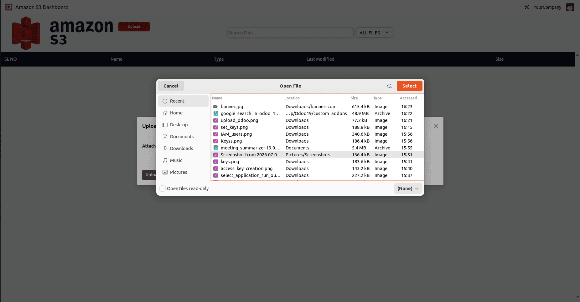 How to Configure and Use Amazon S3 Connector in Odoo-cybrosys