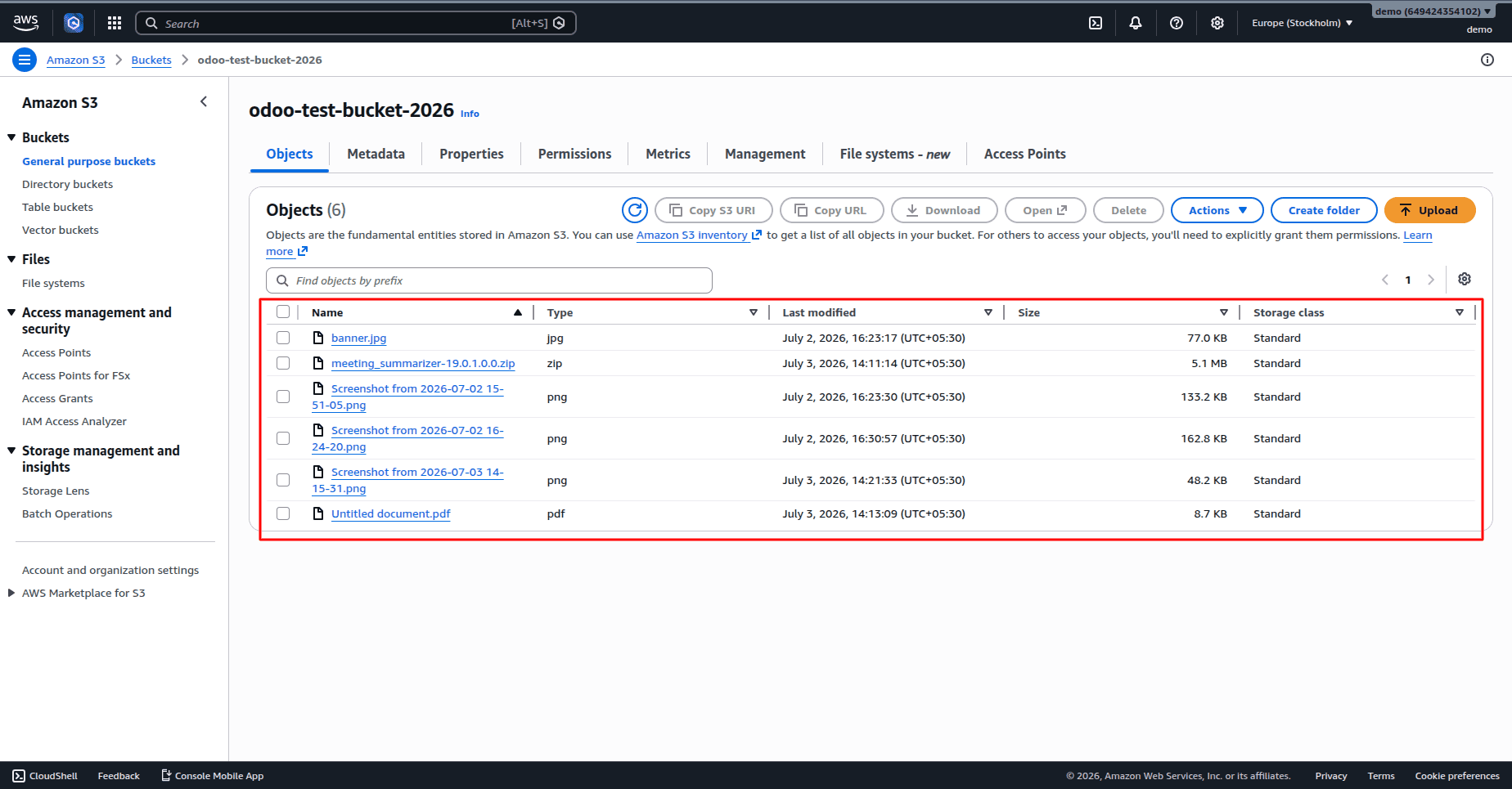 How to Configure and Use Amazon S3 Connector in Odoo-cybrosys
