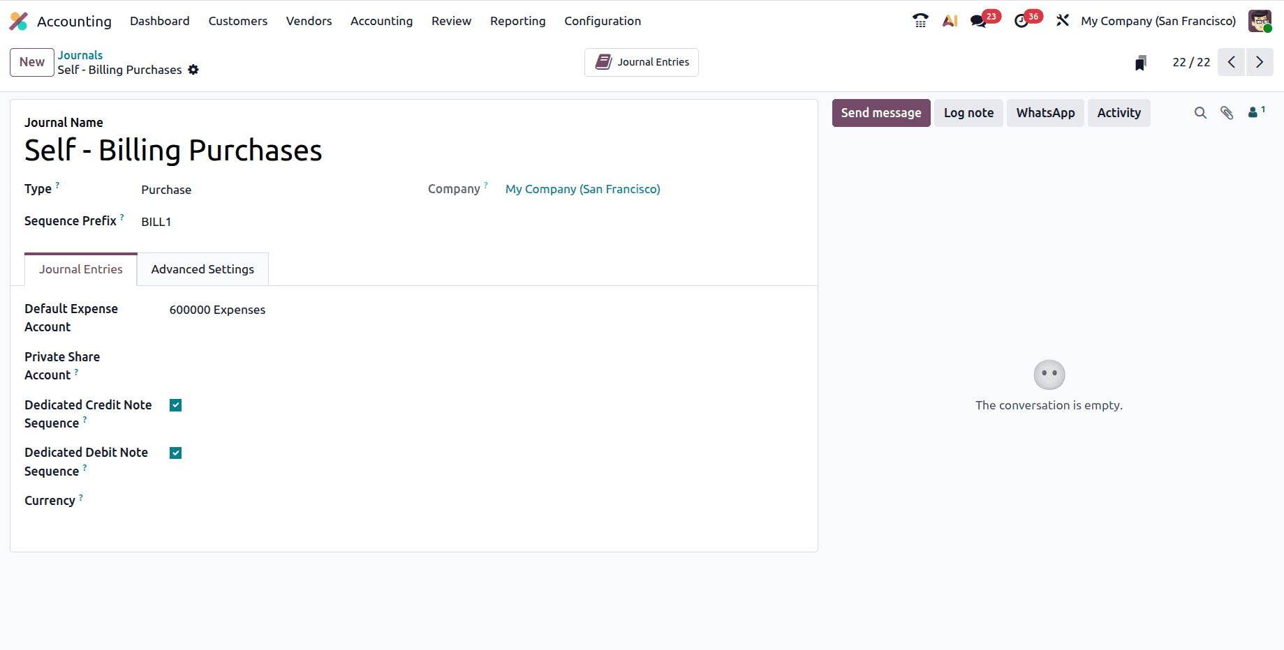 How to Configure and Use Self-Billing in Odoo 19-cybrosys
