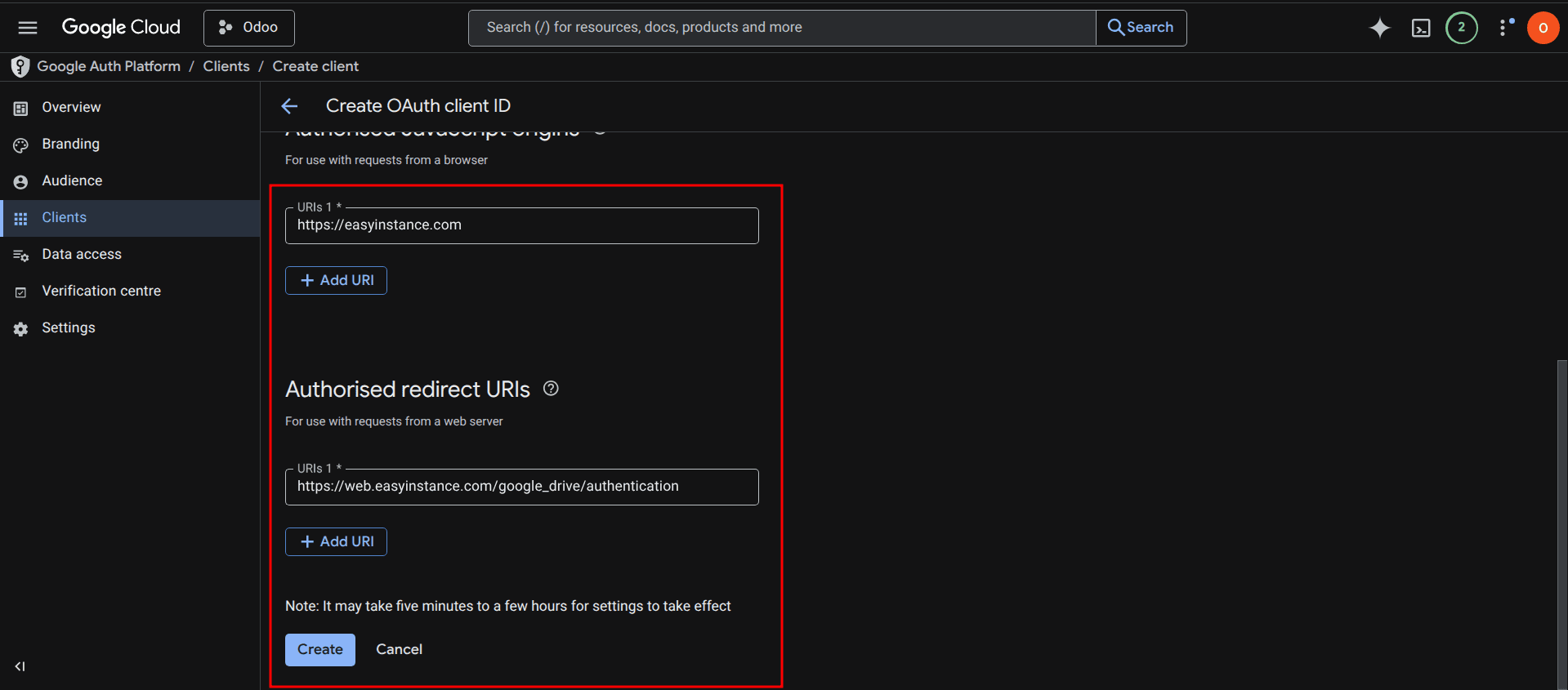 How to Configure Automatic Database Backup in Easy Instance-cybrosys