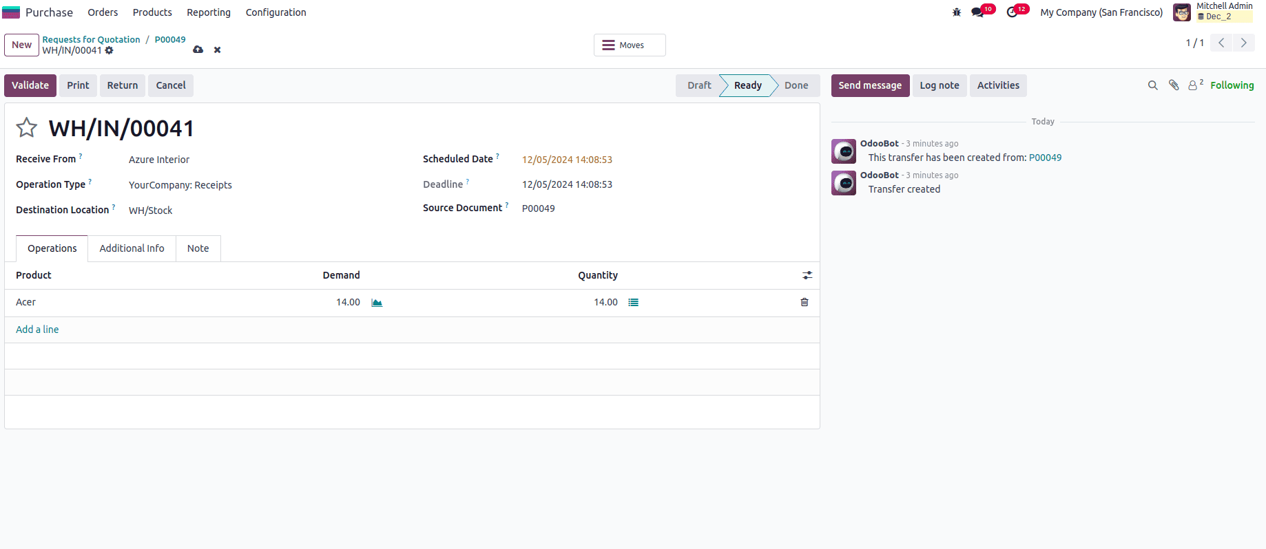 How to Configure Bill Control Policy in Odoo 18 Purchase-cybrosys