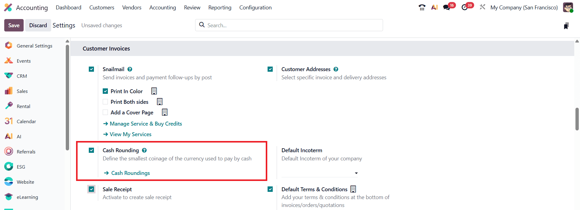 How to Configure Cash Rounding for Transactions in Odoo 19-cybrosys