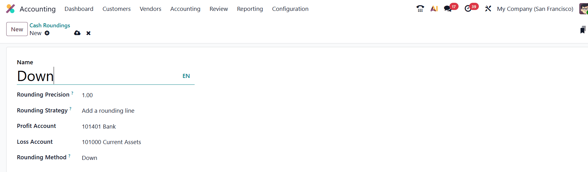 How to Configure Cash Rounding for Transactions in Odoo 19-cybrosys