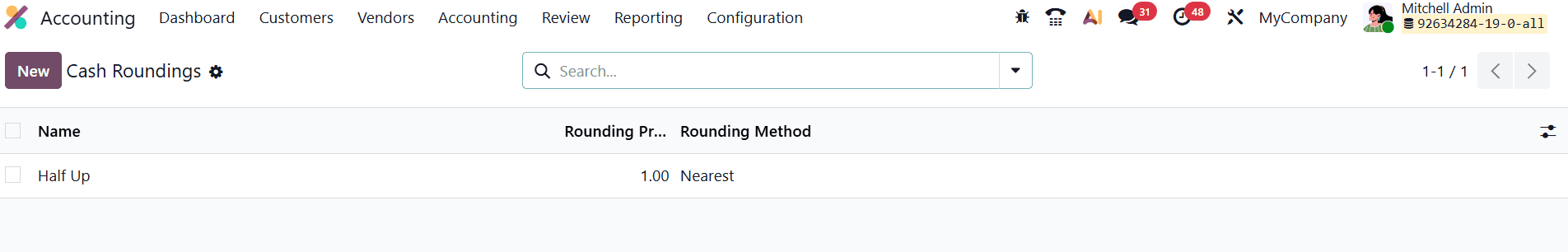 How to Configure Cash Rounding for Transactions in Odoo 19-cybrosys