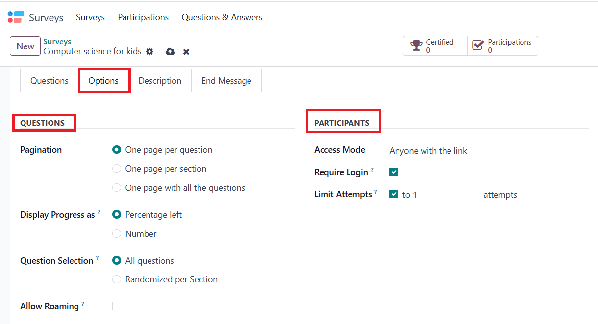 How to Configure Certification Exams with Odoo 18’s Survey Tool-cybrosys